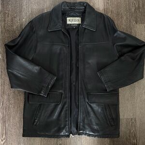 Vintage Black Leather Jacket